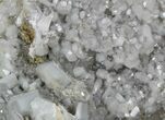 Calcite, Quartz, Pyrite and Fluorite Association - Morocco #57284-1